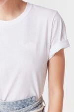 White plain women tshirt
