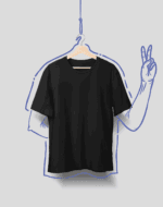 Black Unisex Half Sleeve T-shirt