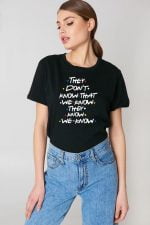 They don’t know half sleeve friends collection tshirt