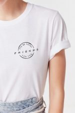 Friends pocket design half sleeve tshirt