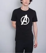 Men tshirt wearing avenger tshirt