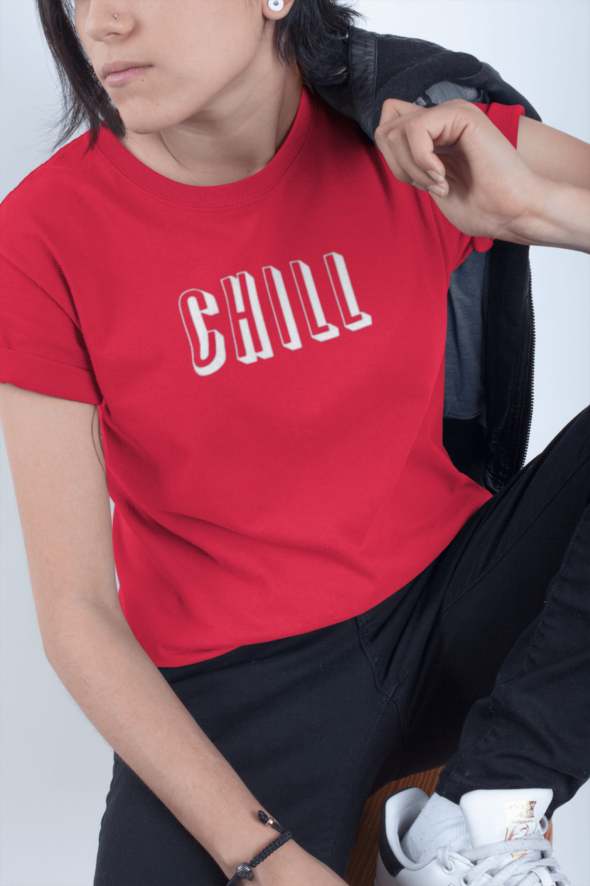 Rareout red tshirt