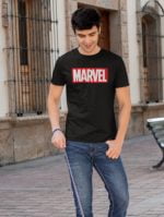 Marvel logo design tshirt