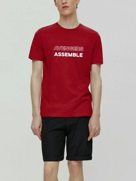 Avenger assemble half sleeve tshirt