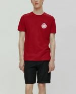 Red tshirt having avenger tshirt