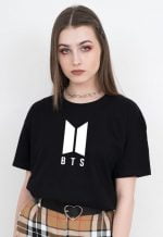 BTS symbol half sleeve tshirt