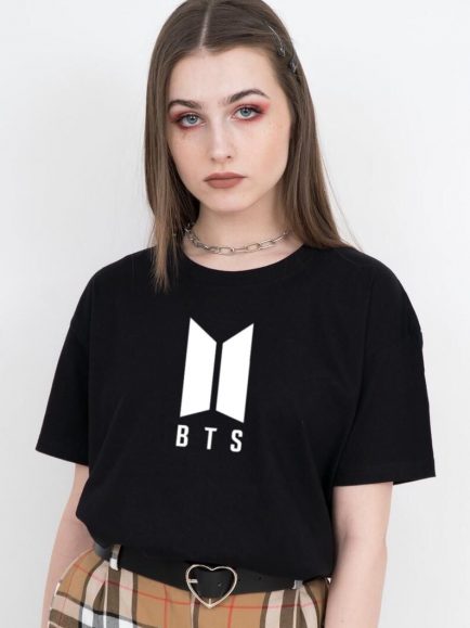 BTS symbol half sleeve tshirt