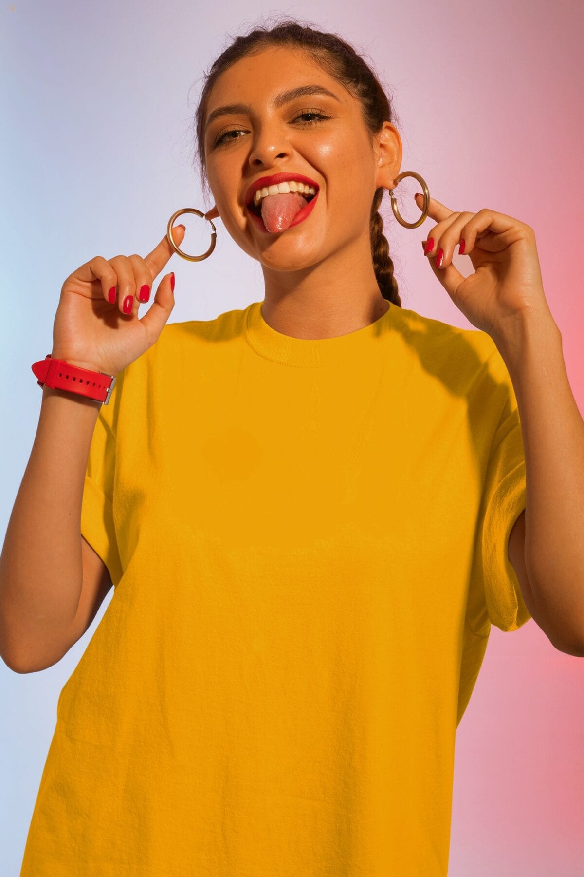 Mustard tshirt women