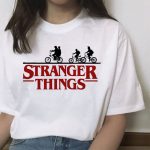 Stranger things white tshirt