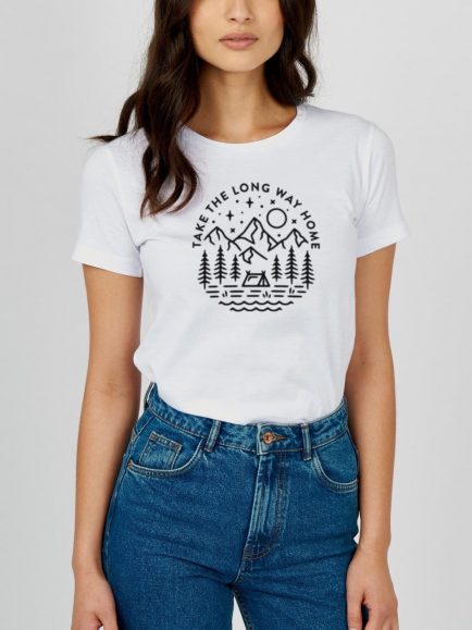 Take the long way home minimal Tshirt