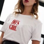 90's Girl White Women Tshirt
