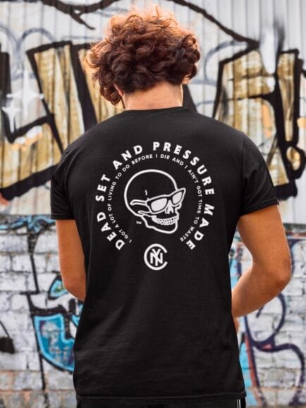 Dead Set Back Black Tshirt