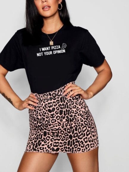 I want pizza black women tshirt