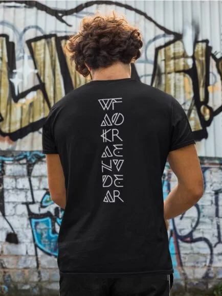 Wakanda Forever Back Black Men Tshirt