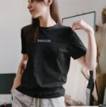 BabyGirl Black Women T-shirt