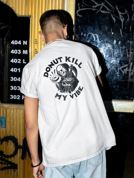 Donut Kill white tshirt