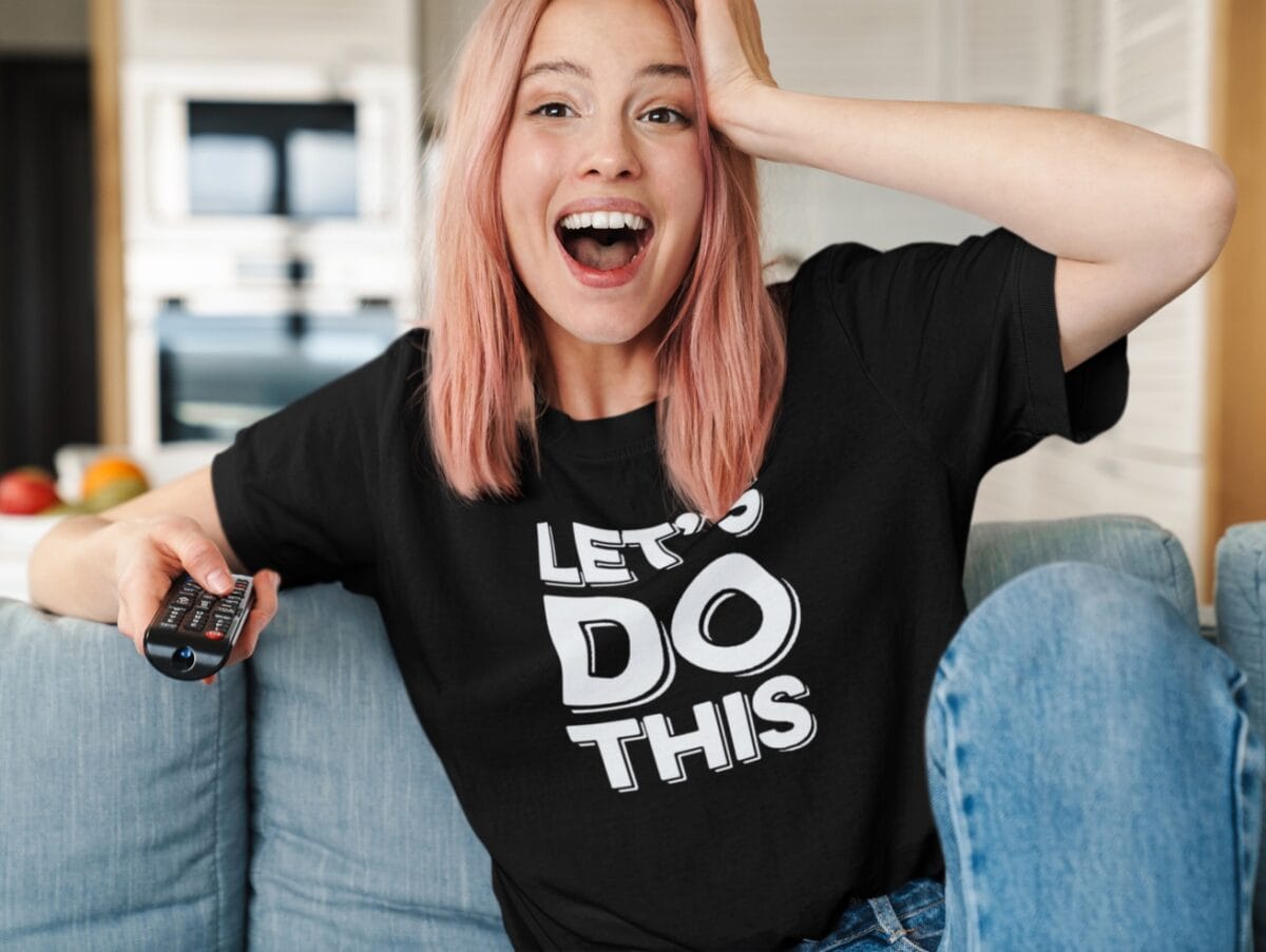 Lets do this black tshirt