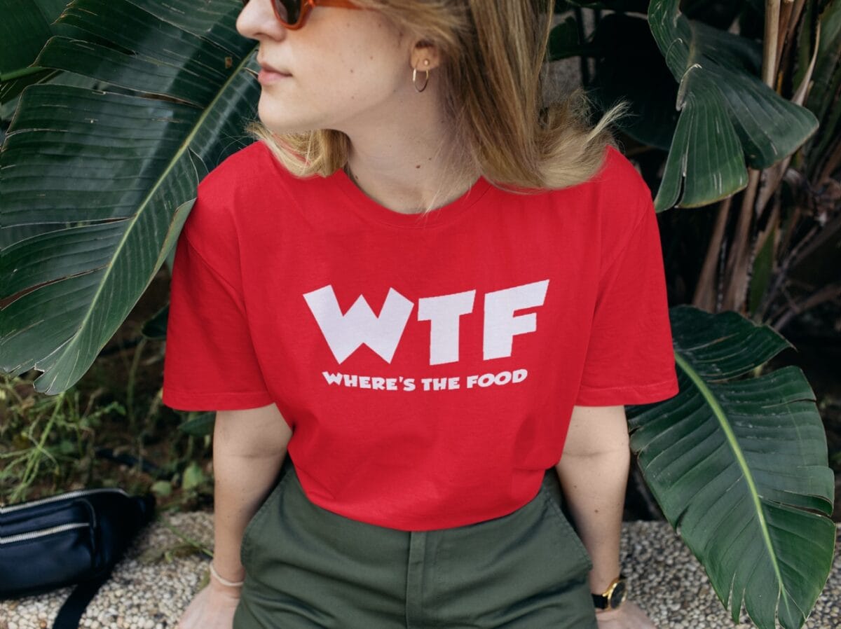 WTF red tshirt