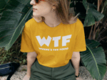 WTF Red/Mustard Women T-shirt - Image 2