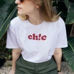 Chic White Women T-shirt
