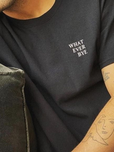 Whatever Bye Black Men T-shirt