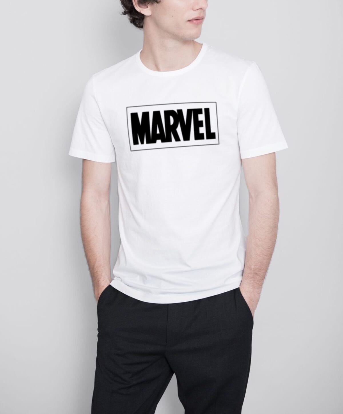 Marvel Mens White Tshirt