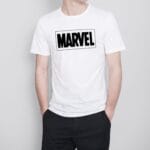 Marvel Mens White Tshirt
