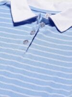 T-Shirt Dress - Striped Blue - Image 2