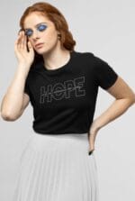 Hope is a choice to stay Black Women T-shirt