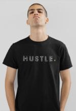 Hustle Black T shirt - Image 2
