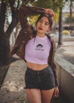 Leave Me Alone Crop Top - Image 2