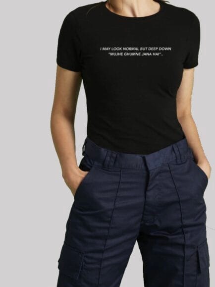 Mujhe Ghumne Jana Hai Women Tshirt