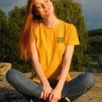Self Love Club Women Mustard Tshirt
