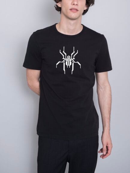 Spiderman Black/ Navy Blue Men T-shirt