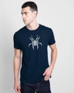 Spiderman Black/ Navy Blue Men T-shirt - Image 2