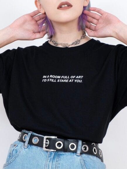 Stare at you Black Women T-shirt