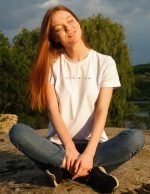 Optimism Women White Tshirt