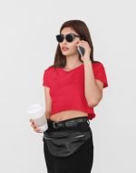 Red Crop Top