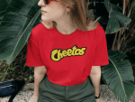 cheetos red women tshirt
