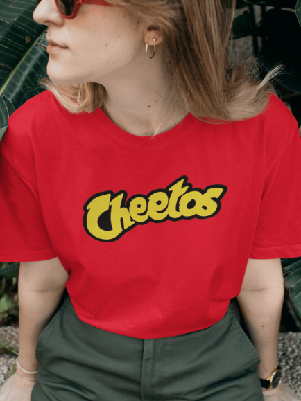 cheetos red women tshirt