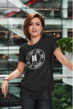 BTS Women Black Tshirt