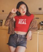 Keep It Real Red Crop Top