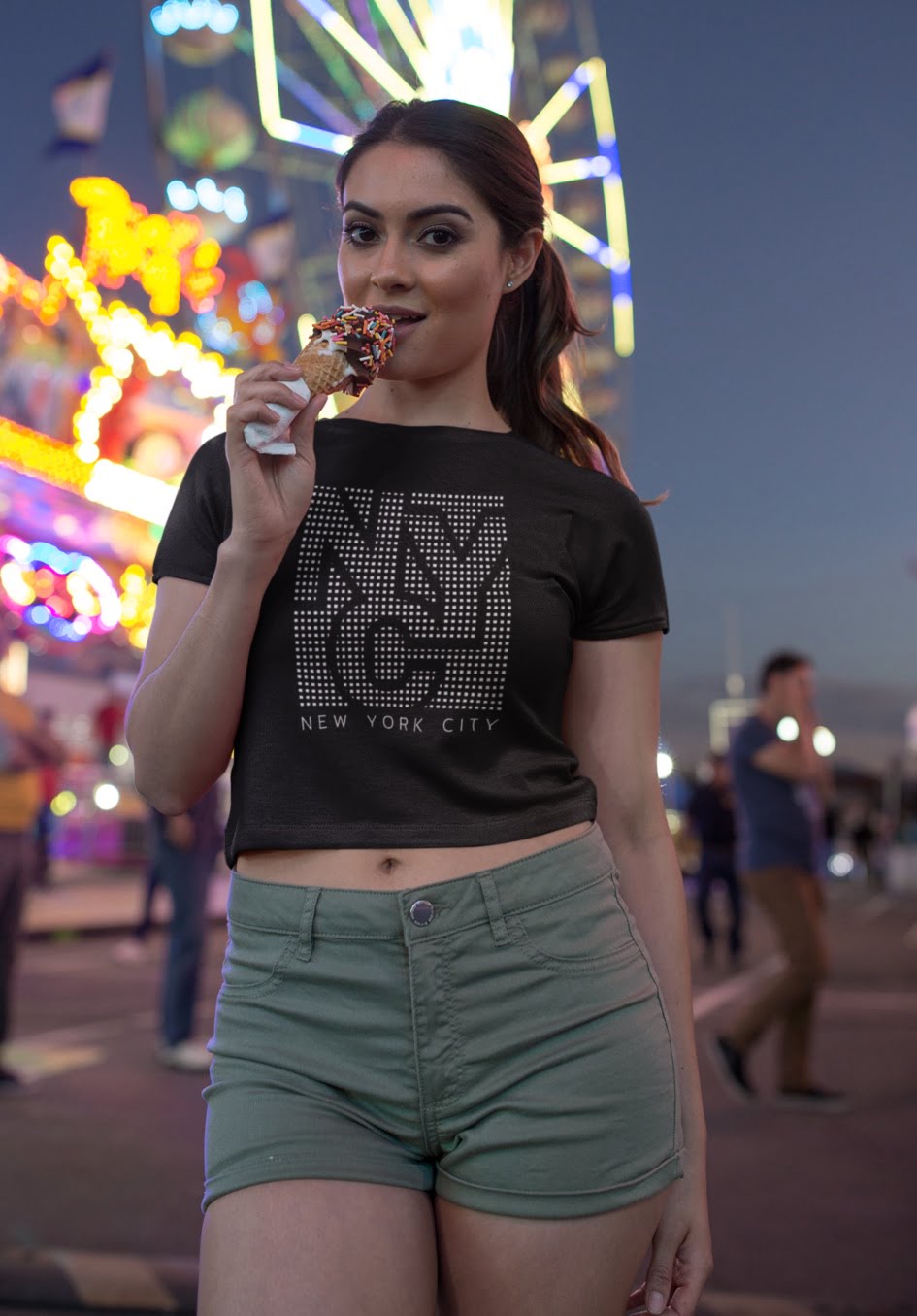 NYC Black T shirt