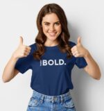 Think Bold Navy Blue T shirt