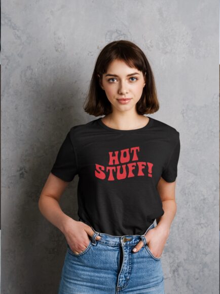 Hot Stuff Black T shirt