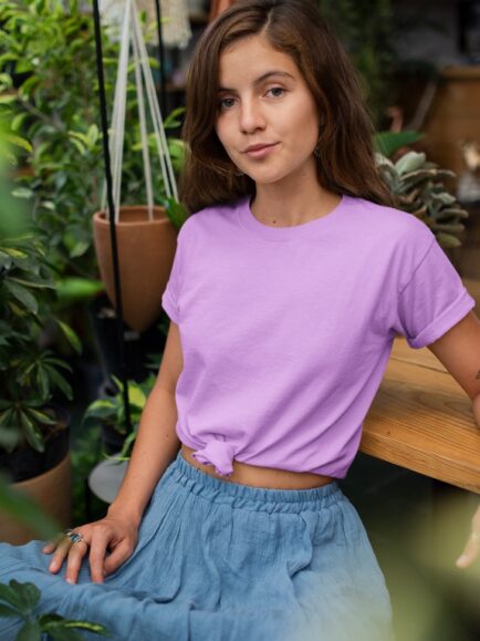 Lavender women T-shirt