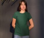 Green Unisex Half Sleeve T-shirt - Image 3