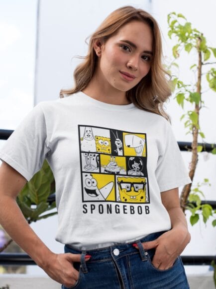 Spongebob Women's White T-shirt