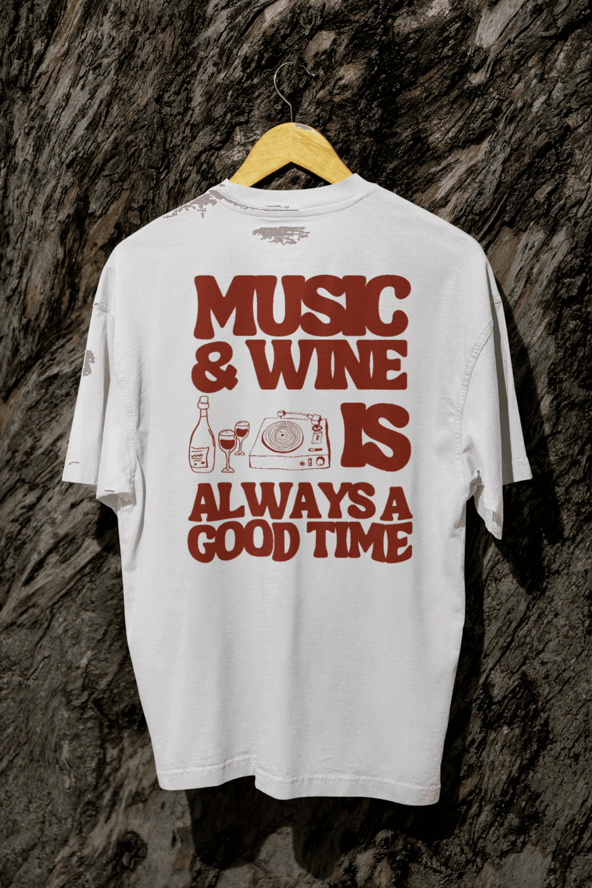 Music & Wine Unisex T-shirt - Image 1