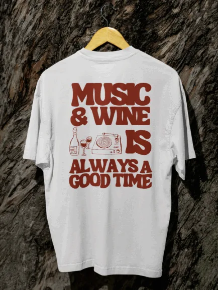 Music & Wine Unisex T-shirt